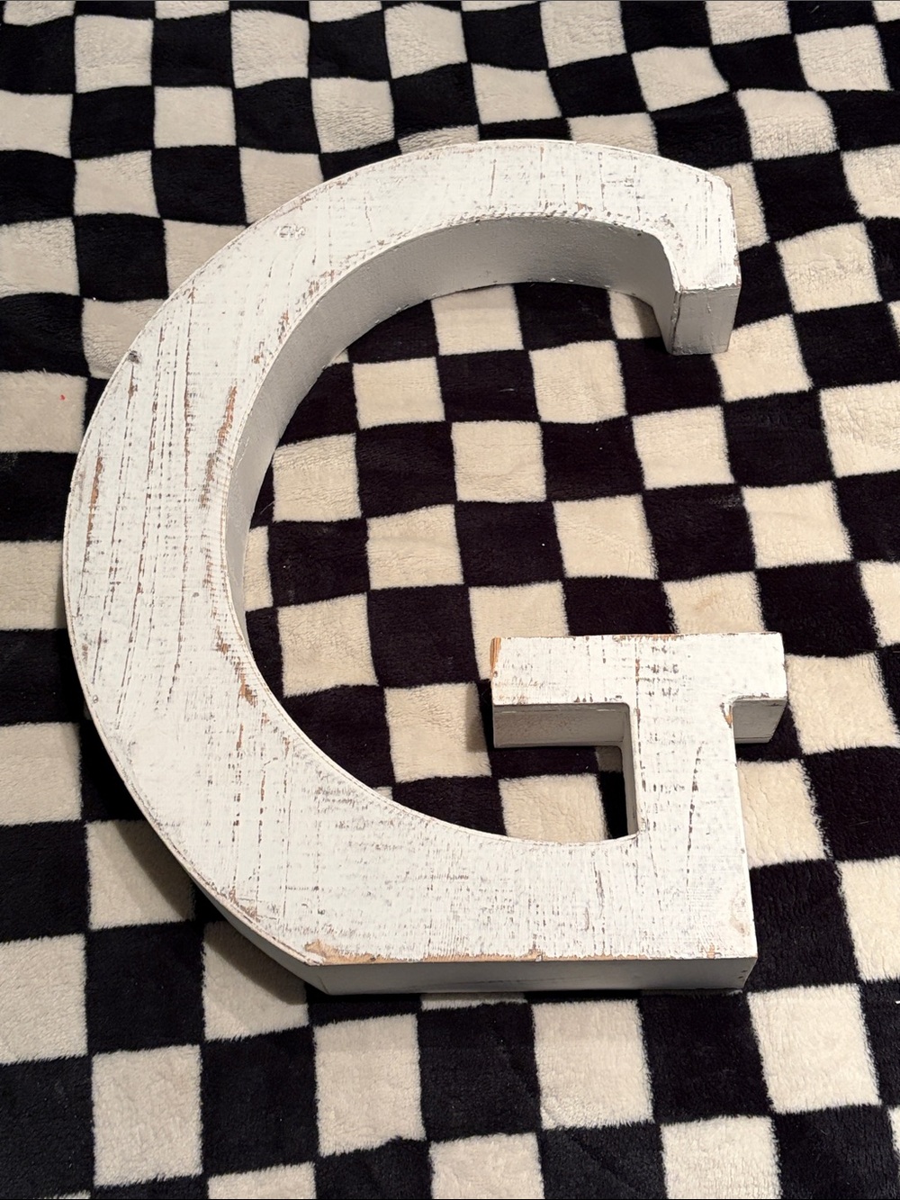 Hobby Lobby White Wooden Letter G Wall Accent
